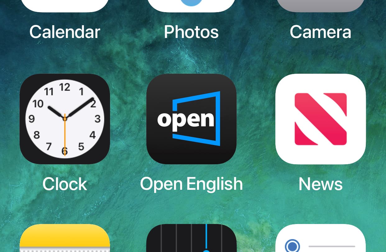 Open English content
